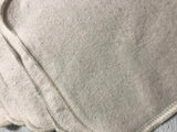 MamaBear Large Organic Unbleached Cotton Flannel Reusable Cloth Wipes, Napkins Unpaper - Set of 10