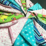 NEW SIZE: Set of 30 MamaBear LadyWear Cloth Menstrual Pad, Pantyliner - Mini Maxi for Teens, Tweens, Petites