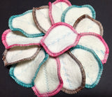 MamaBear Natural Cotton Sherpa Rounds, Reusable Cotton Balls, Facial Rounds - Baker's Dozen
