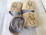 13 MamaBear Organic Bamboo Charcoal Fleece Rounds, Reusable Cotton Balls, Facial Rounds - Baker's Dozen Set