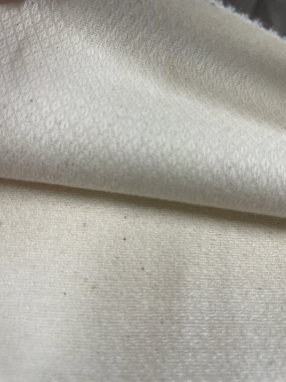 100% Organic Unbleached, Natural Cotton Birdseye Fabric, 45