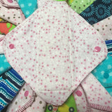 NEW SIZE: Set of 5 MamaBear LadyWear Cloth Menstrual Pad, Pantyliner - Mini Maxi for Teens, Tweens, Petites