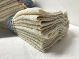 MamaBear Natural Cotton Sherpa Reusable Cloth Wipes - Set of 100