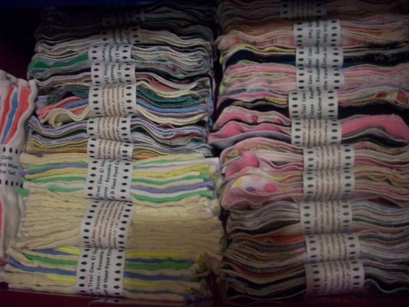 MamaBear Reusable Cloth Wipes (Unpaper) Set - Baker's Dozen COTTON VELOUR