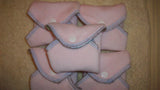 Set of 3 MamaBear LadyWear Quick-Dry cloth menstrual pads - COTTON VELOUR - Medium/Heavy Flow