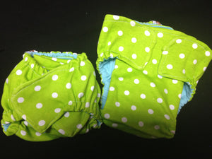Set of 20 MamaBear - Prefold/Fitted Hybrid One Size Fits All Quick Dry Diapers