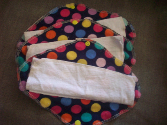 Individual LadyWear Quick-Dry cloth menstrual pads - Natural
