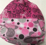 MamaBear Cotton Waterproof Diaper Cover, Wrap One Size Fits All - Minnie Mouse & Bows